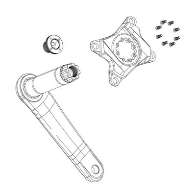 GUARDACADENAS SRAM PARA BIELAS FORCE WIDE 43/30