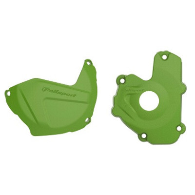 KIT PROTECTOR TAPA EMBRAGUE + ENCENDIDO KX250F (13-16) Verde REF:90950
