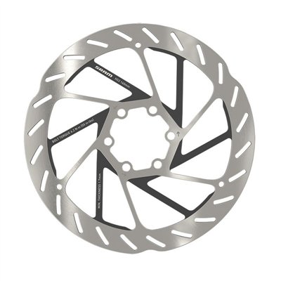 DISCO FRENO SRAM HS2 6 AGUJEROS 160mm PLATA/NEGRO