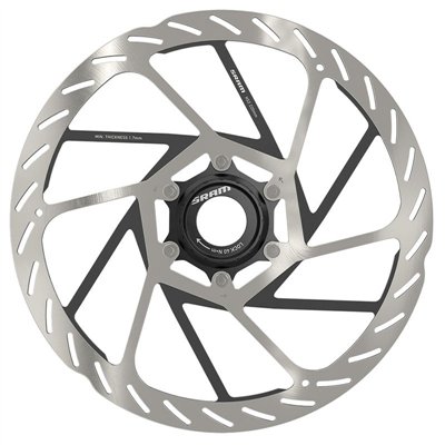 DISCO FRENO SRAM HS2 CENTERLOCK 220mm PLATA/NEGRO