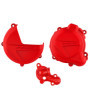 KIT PROTECTOR TAPA EMBRAGUE + ENCENDIDO + BOMBA AGUA BETA RR250/300 2T (13-17) Xtrainer (16-17) Rojo REF:90999