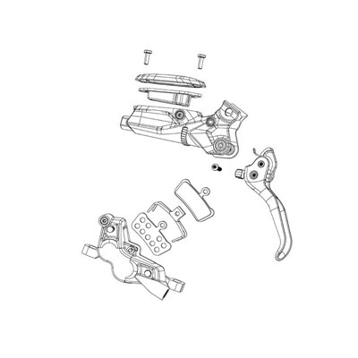 KIT PIEZAS MONTAJE SRAM MANETA FRENO G2 ULT/RSC