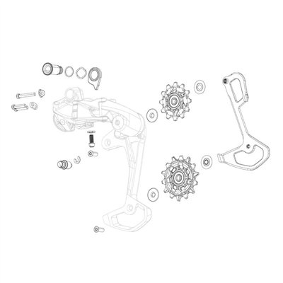 KIT TONILLOS CAMBIO SRAM RED XPLR ETAP AXS
