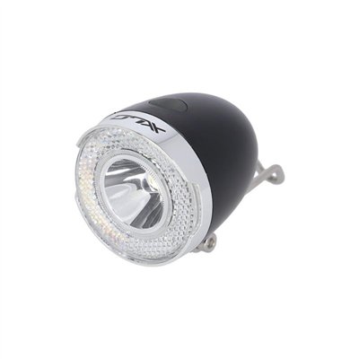 XLC CL-E01 LUZ DELANTERA LED 15 LUX A PILA NEGRO
