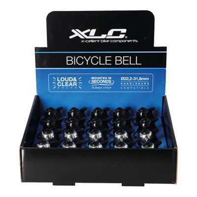 XLC DD-M07 KIT 20 TIMBRES 22.2-31.8mm ALUM.NEG/PLA