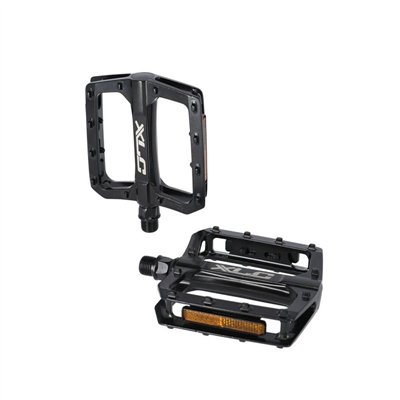 XLC PD-M29 PEDALES PLATAFORMA ALUMINIO NEGR C/REFL