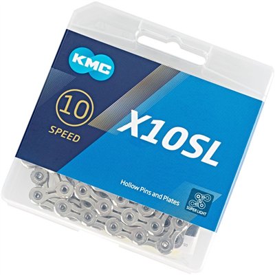 CADENA KMC X10 SL 114 ESLABONES 10V. CROMADO