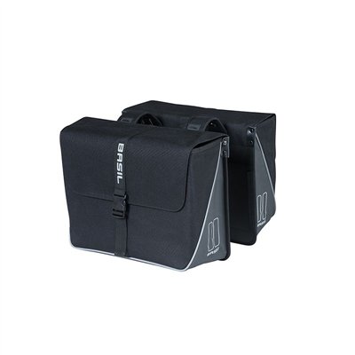 ALFORJAS BASIL FORTE REFLECT.NEGRO IMPERMEABLE 35L