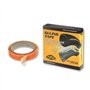 BANDA ADHESIVA TUFO DOBLE TUBULAR CARB/ALUM.19mm