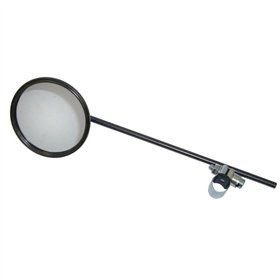 RETROVISOR B&M REDONDO 15x10x6 NEGRO MATE