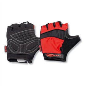 GUANTES POKAL 134 GEL ROJO/NEGRO TALLA  L