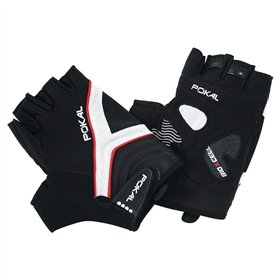 GUANTES POKAL BIOXCELL NEGRO/BLANCO TALLA L
