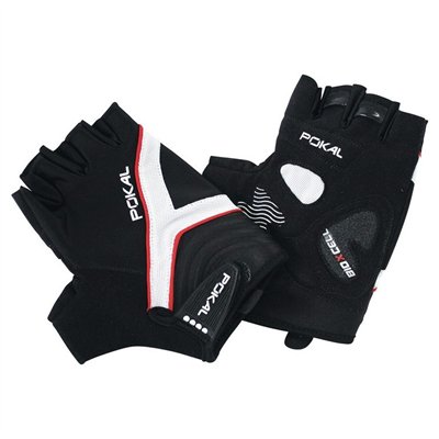 GUANTES POKAL BIOXCELL NEGRO/BLANCO TALLA L