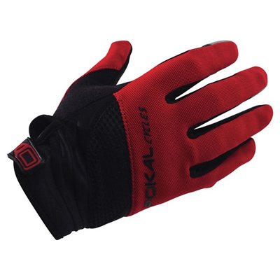 GUANTES POKAL LARGO MTB CYCLES NEGR/ROJO T.XL