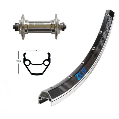 RUE.DEL.28x1.75 WINORA EXAL ZX 19 QR 100 NEG/PLATA