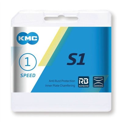 CADENA KMC S1 RB 1/2x1/8 112 ESLABONES 8.6mm 1V.PL