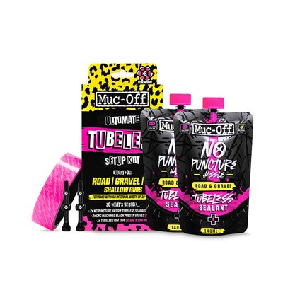 KIT MUC-OFF TUBELESS ULTIMATE CARRETERA 44 mm