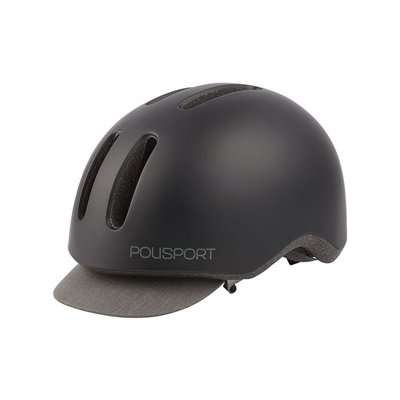 CASCO POLISPORT COMMUTER NEGRO/GRIS T.L (58-61)