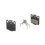 JUEGO PAST.FRENO CAMPAGNOLO DB-310 ORGANICAS NEGRO