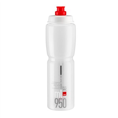 BIDON ELITE JET PLUS 950ml BLANCO LOGO ROJO