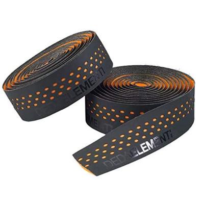 JUEGO CINTA MANILLAR DEDA PRESA NEGRO/NARANJA