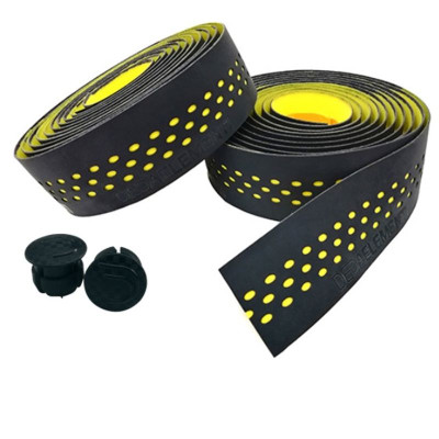 JUEGO CINTA MANILLAR DEDA PRESA NEGRO/AMARILLO