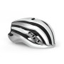 CASCO MET TRENTA 3K CARBON MIPS BLAN/PLATA METAL