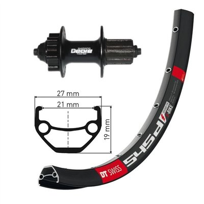 RT WINORA DT SWISS 545 26x1.90 DISCO 6A CR DEORE N