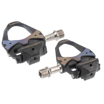 PEDALES AUT.XPEDO THRUST SL 6º CARB EJE TIT NE/ARC