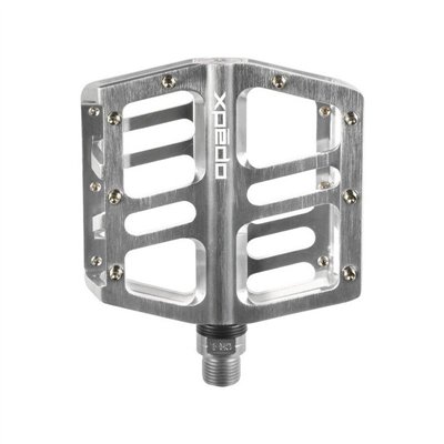 PEDALES PLATAFORMA XPEDO JEK ALUMINIO PLATA