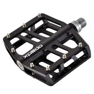 PEDALES PLATAFORMA XPEDO JEK ALUMINIO NEGRO