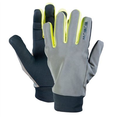 GUANTES WOWOW 2.0 C/REFLECTANTE GRIS/AMARILLO TALL
