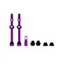JUEGO VALVULAS MUC-OFF V2 TUBELESS 60mm MORADO