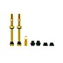 JUEGO VALVULAS MUC-OFF V2 TUBELESS 60mm ORO