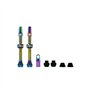 JUEGO VALVULAS MUC-OFF V2 TUBELESS 60mm ARCOIRIS