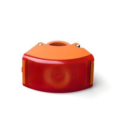 LUZ TRASERA BOOKMAN CURVE LED USB 22-32mm NARANJA