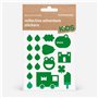 KIT PEGATINAS REFLECT.P/BICICLETA BOOKMAN AVEN.VER