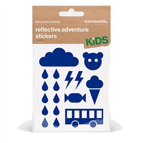 KIT PEGATINAS REFLECT.P/BICICLETA BOOKMAN AVEN.AZU