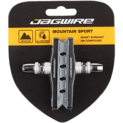JUEGO DE ZAPATAS MTB JAGWIRE MOUNTAIN SPORT GRIS