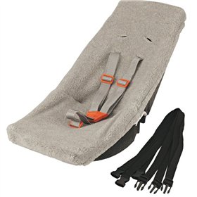 SILLA BEBE WEBER REMOLQUE NIÑO XLC MONO/DUO CREMA
