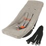 SILLA BEBE WEBER REMOLQUE NIÑO XLC MONO/DUO CREMA
