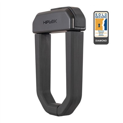 CANDADO U HIPLOK D1000 15.5x9.2cm NEGRO