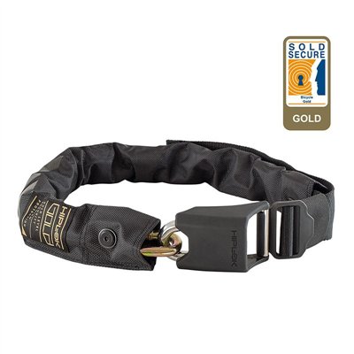 CANDADO CADENA HIPLOK GOLD CINTURA 85cm 10mm NEGRO