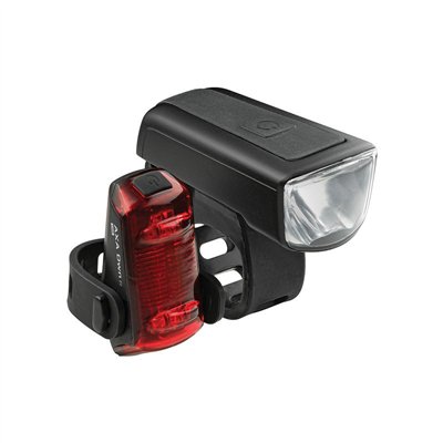 JG.LUCES AXA DELAN.DWN 30 TRAS.DWN LED USB-C NEGRO