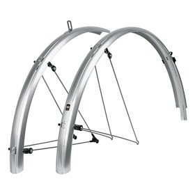 JUEGO DE GUARDABARROS SKS BLUEMELS 28" 55 mm PLATA