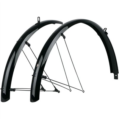 JUEGO DE GUARDABARROS SKS BLUEMELS 28" 35 mm NEGRO