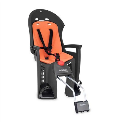 PORTABEBE HAMAX SIESTA AL CUADRO GRIS/NARANJA