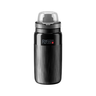 BIDON ELITE FLY MTB TEX NEGRO 550 ml