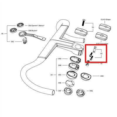 KIT TORNILLOS/CILINDRO TUERCAS DEDA POT.ALANERA RS