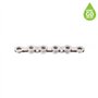 CADENA KMC X12 WAXED 1/2x11/128 126 ESL 12V PLATA